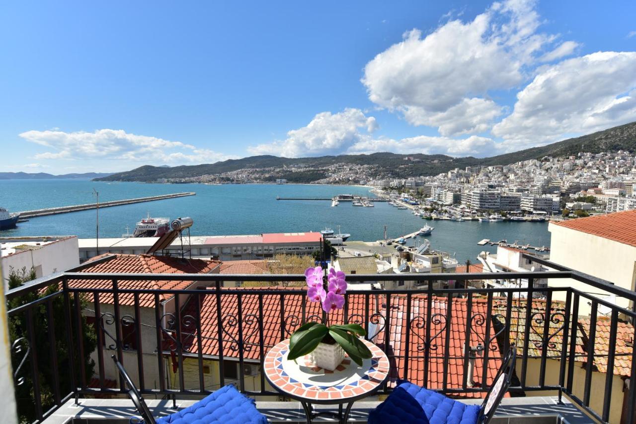 Golden Sea View - Old Town Apartment Kavála Luaran gambar