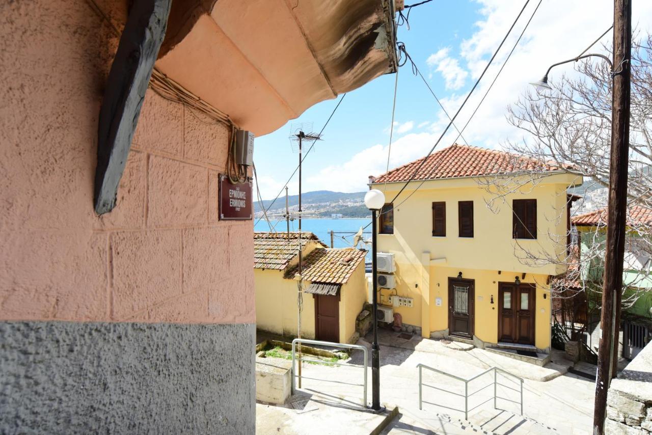 Golden Sea View - Old Town Apartment Kavála Luaran gambar