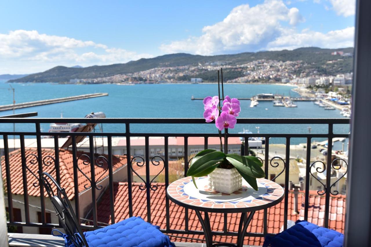 Golden Sea View - Old Town Apartment Kavála Luaran gambar